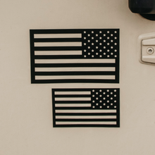 Load image into Gallery viewer, 2 Pack Black - Assaulting Flag Car Magnet - Small