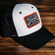 Load image into Gallery viewer, GS Woven Label Trucker Hat
