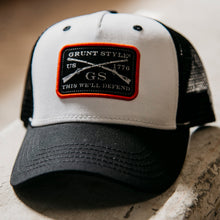 Load image into Gallery viewer, GS Woven Label Trucker Hat
